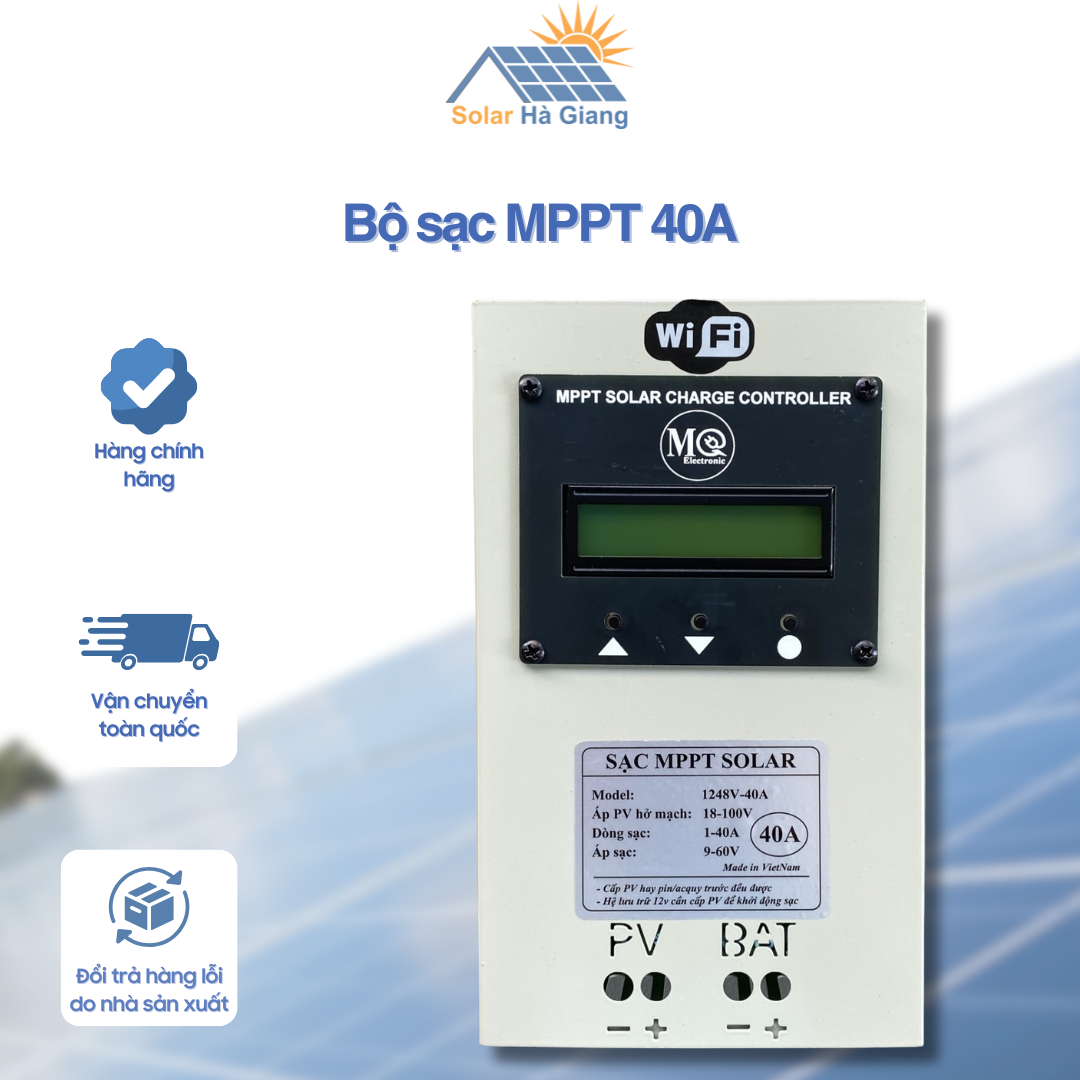 Bộ sạc MPPT 40A