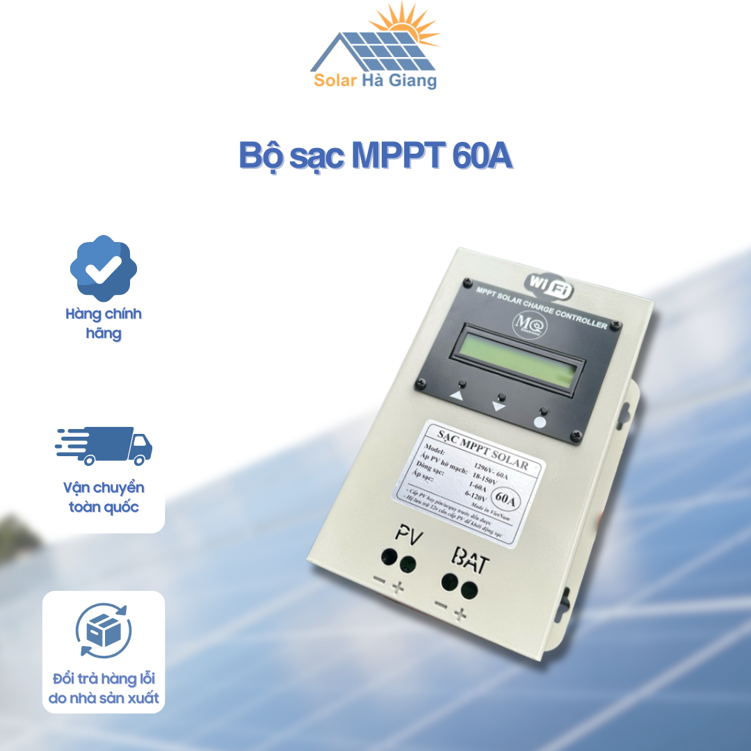 Bộ sạc MPPT 60A (không có WIFI)