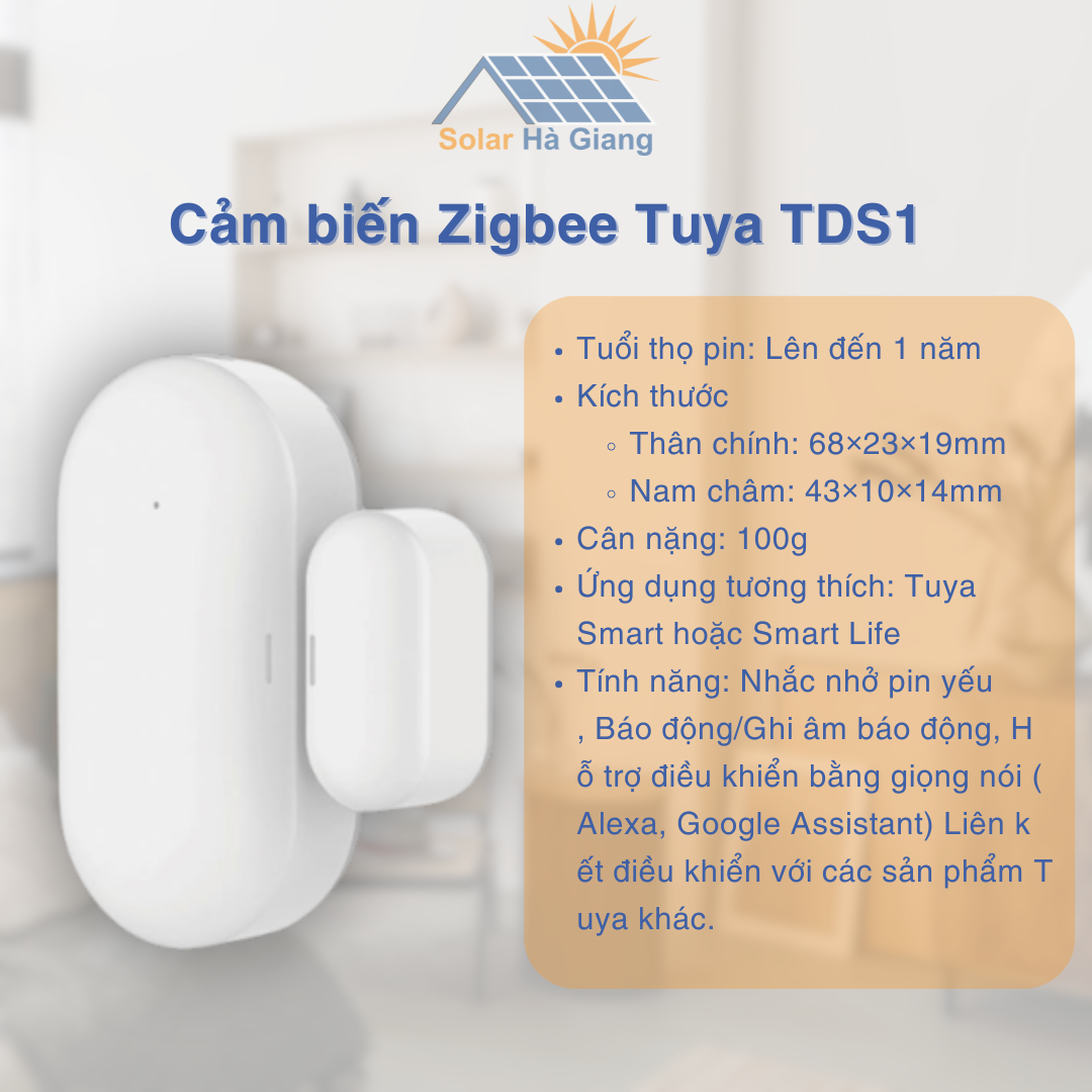 Cảm biến Zigbee Tuya TDS1