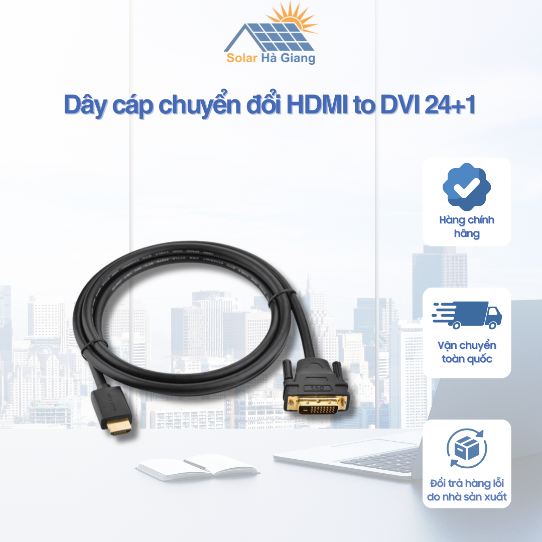 Dây cáp chuyển đổi HDMI to DVI 24+1