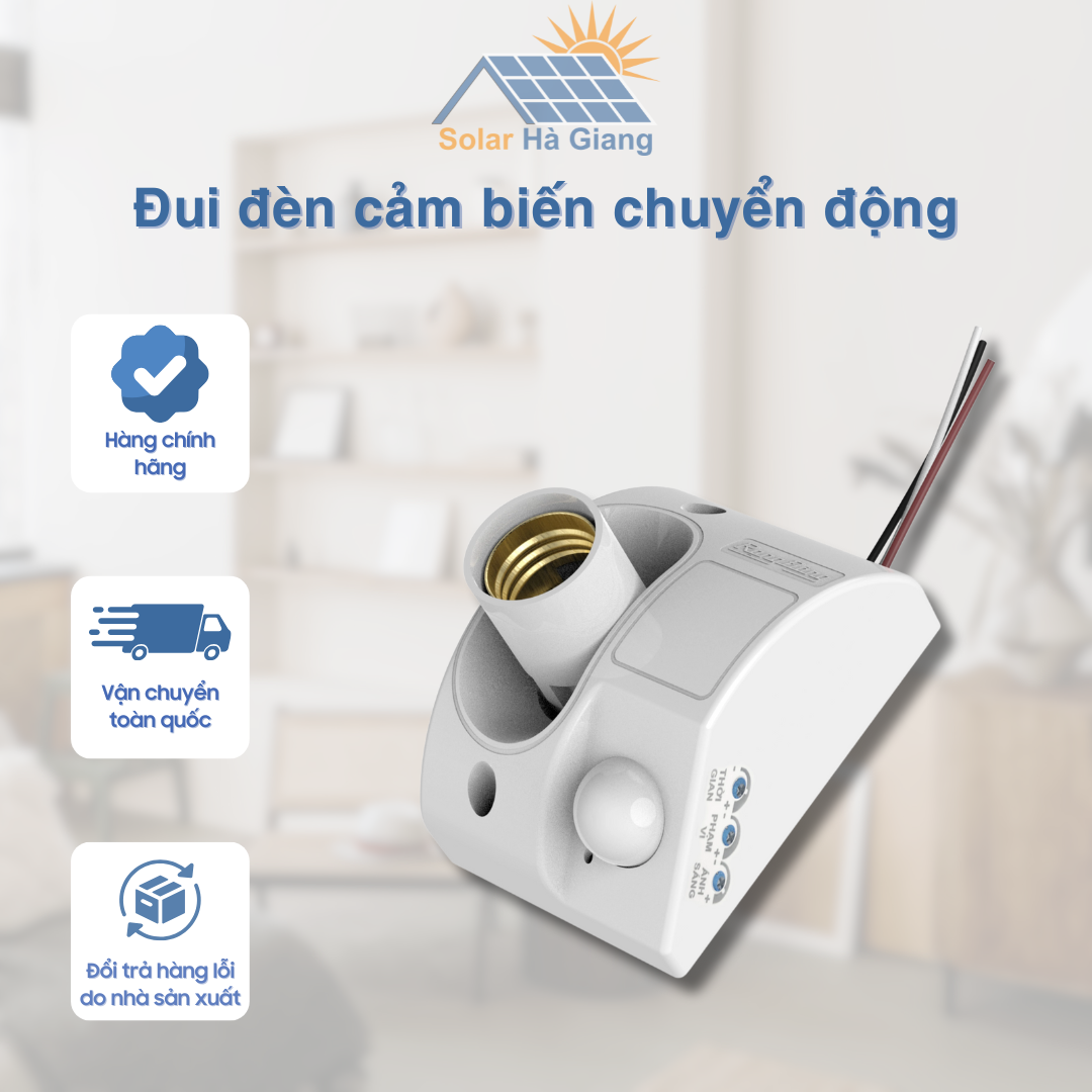 Đui đèn cảm biến chuyển động