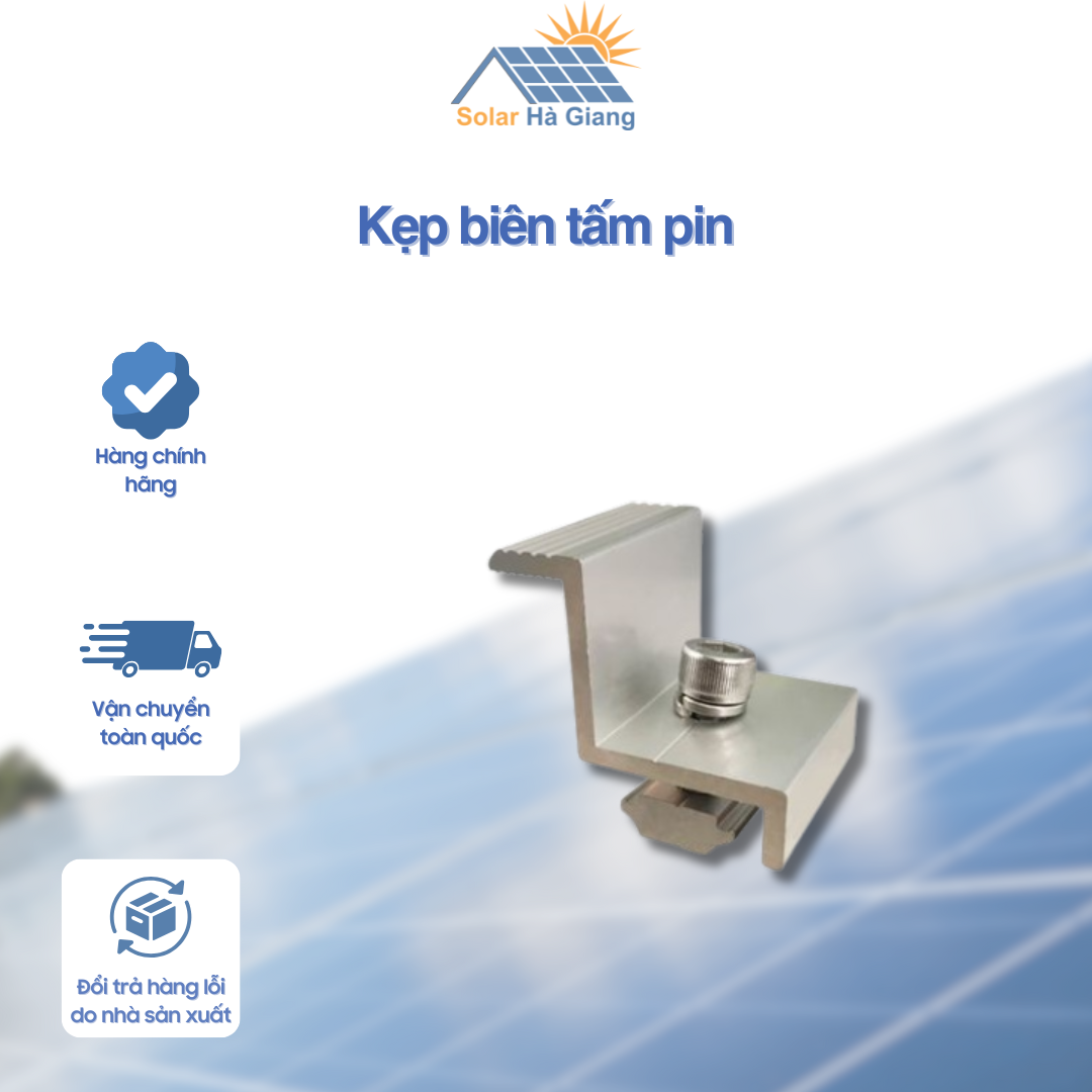 Kẹp biên tấm pin