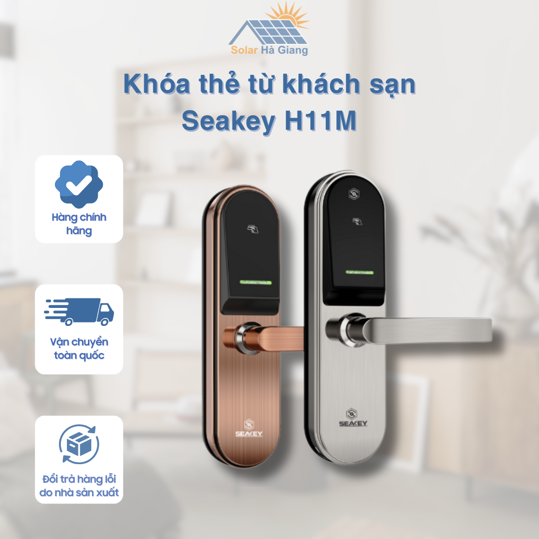 Khóa thẻ từ khách sạn Seakey H11M