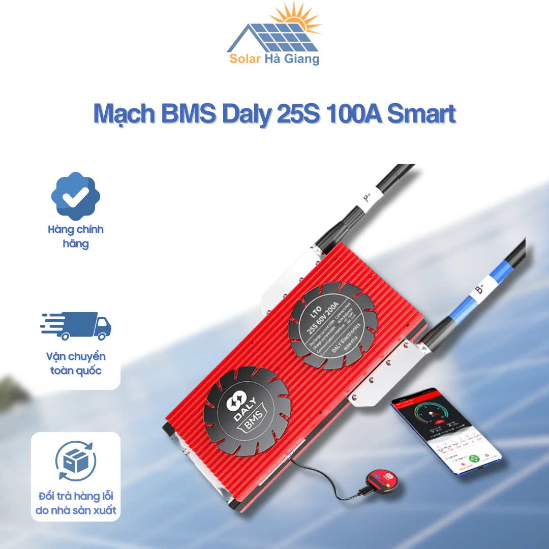 Mạch BMS Daly 25S 100A Smart