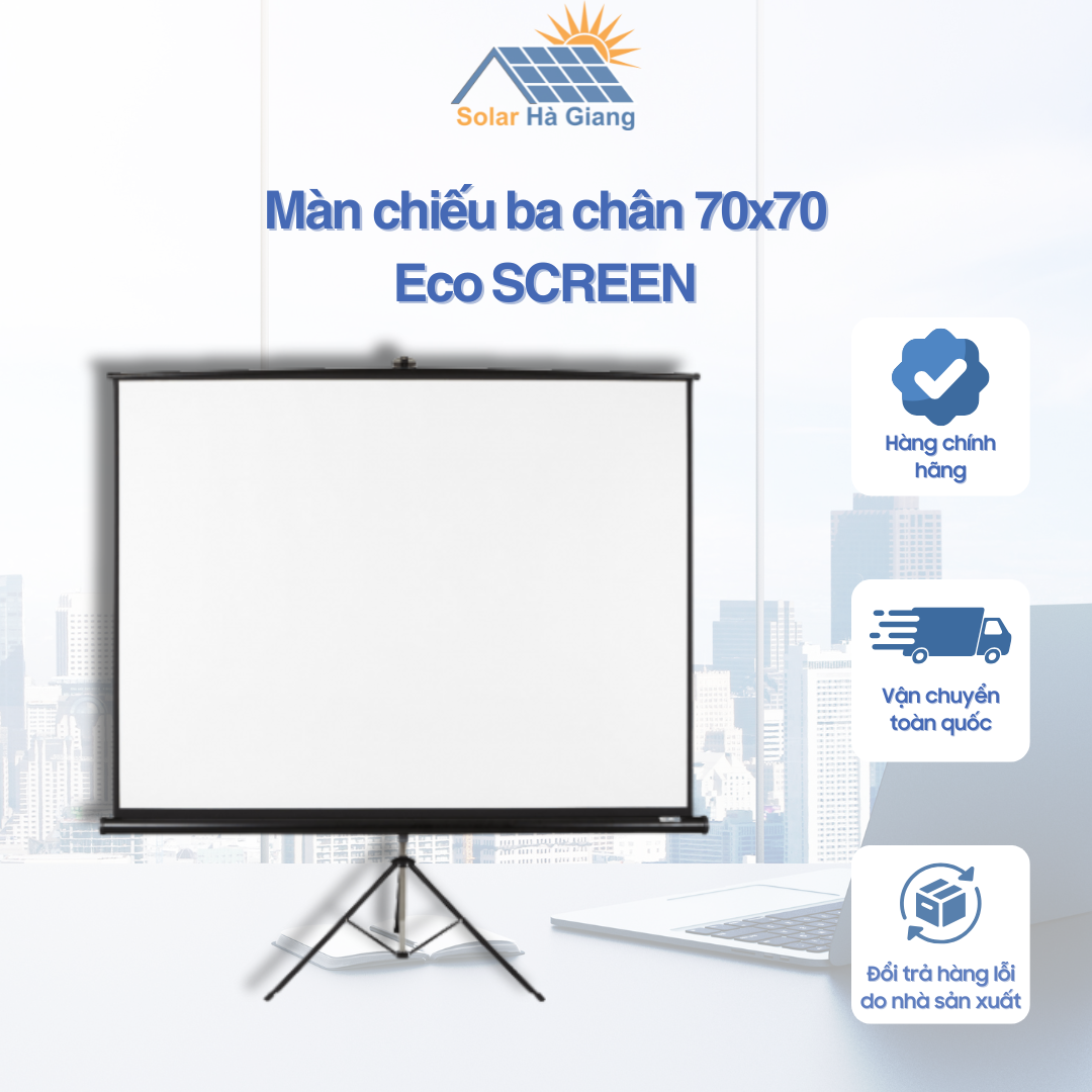 Màn chiếu ba chân 70×70 Eco SCREEN