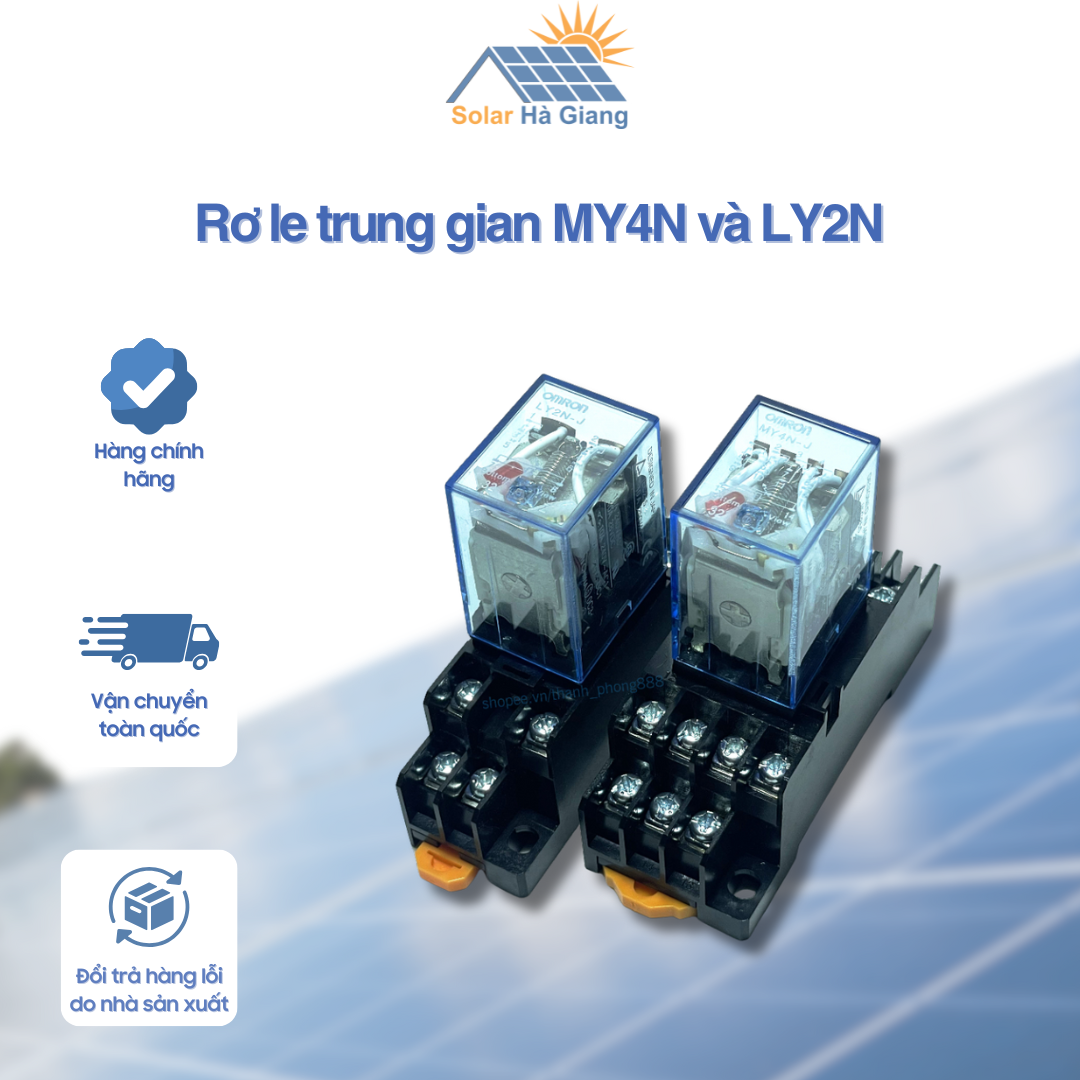 Rơ le trung gian MY4N và LY2N