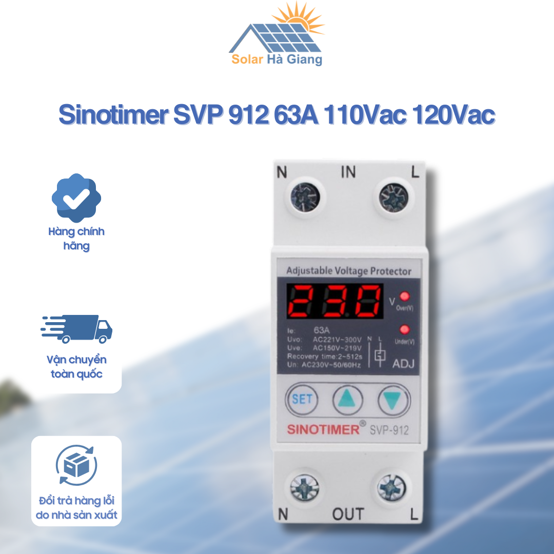 Sinotimer SVP 912 63A 110Vac 120Vac