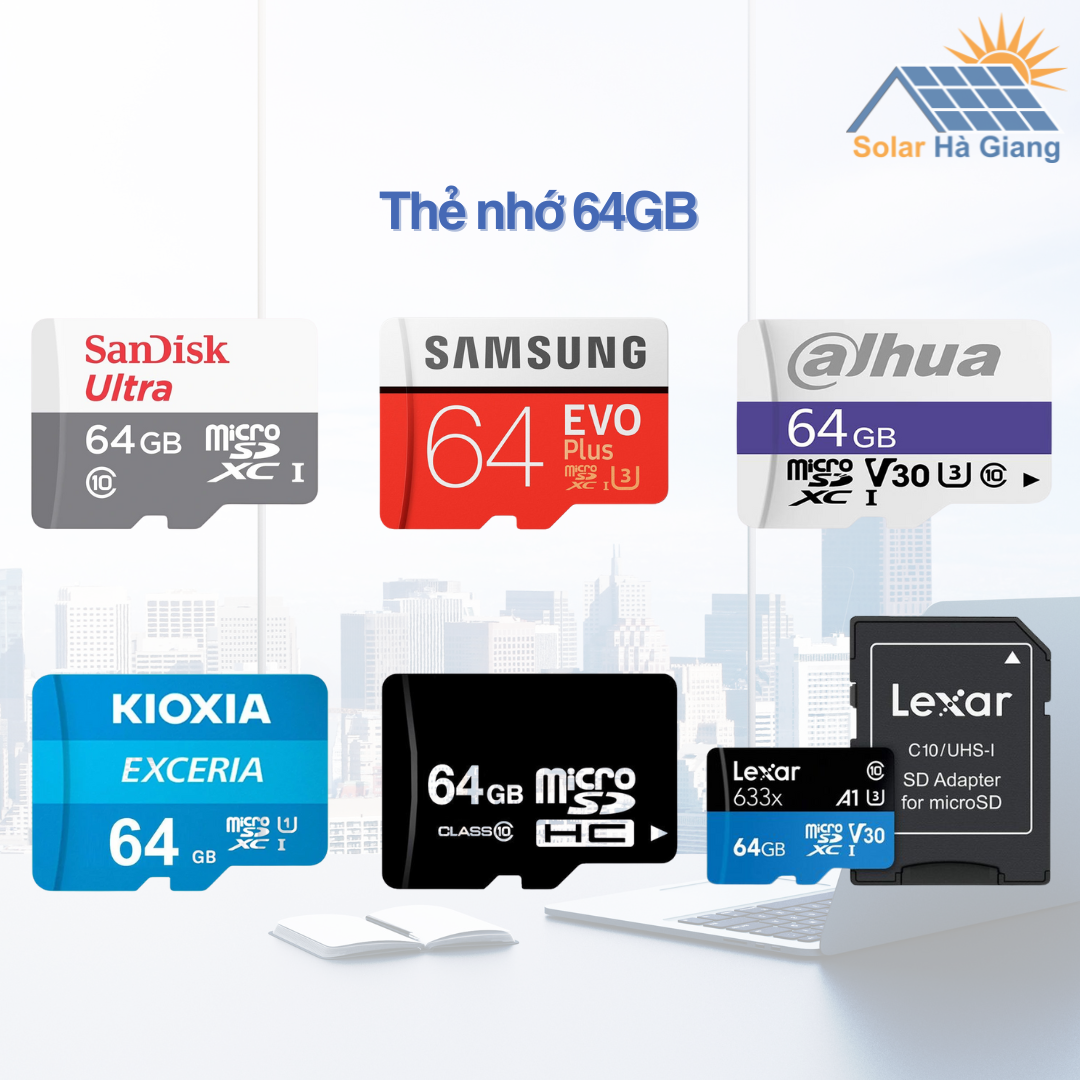 Thẻ nhớ 64GB các hãng