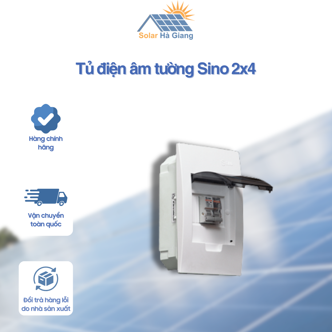 Tủ điện âm tường Sino 2×4